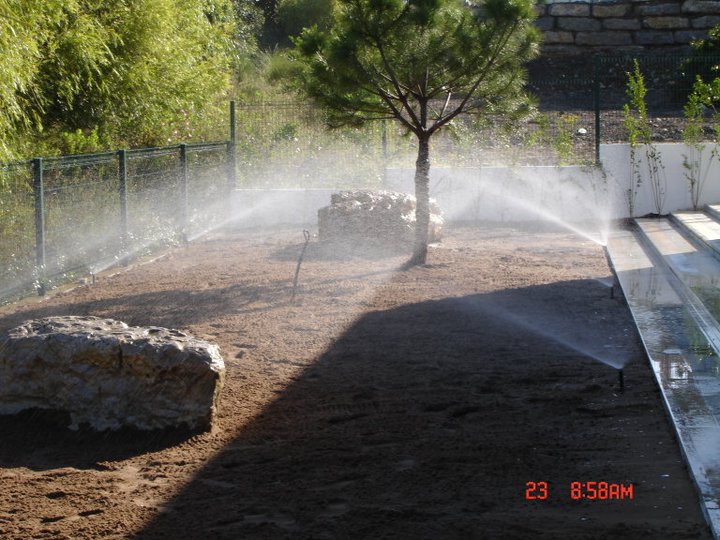 Rega por pulverização